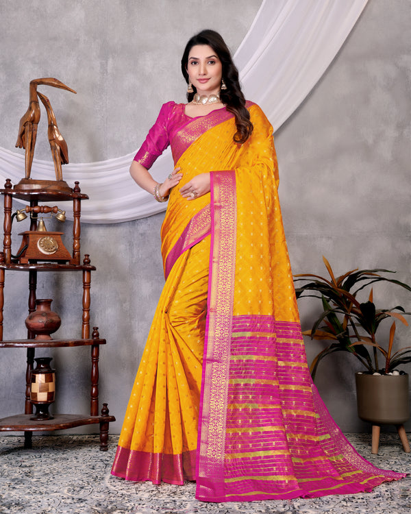 New pure chanderi cotton batik printed saree.