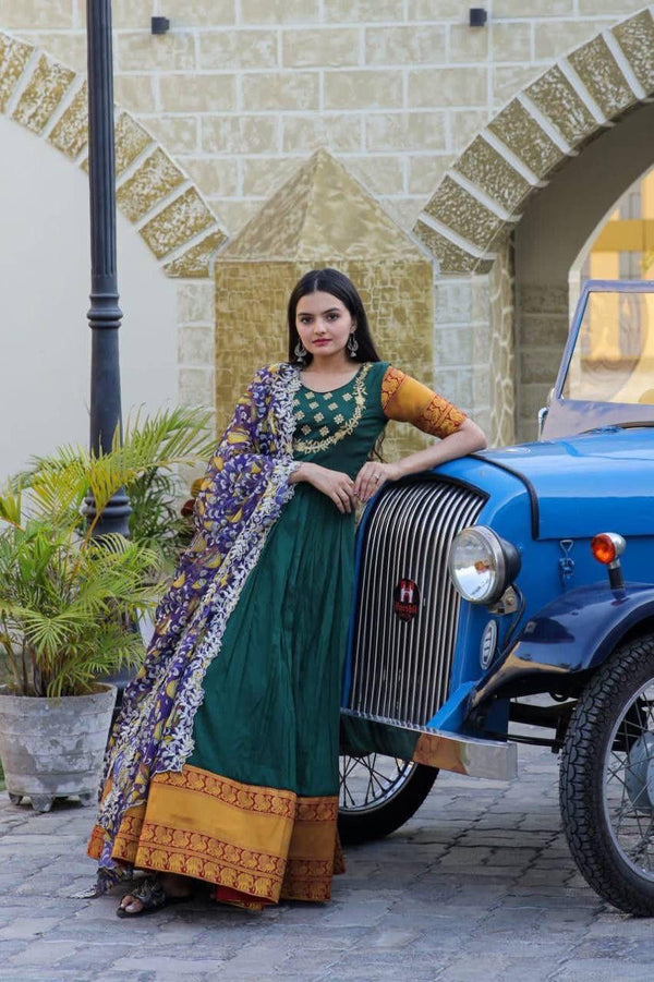 DESIGNER READYMADE GOWN-DUPATTA